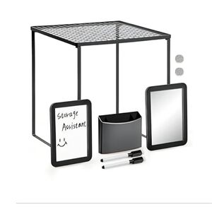 Black Metal Storage Organizer Set